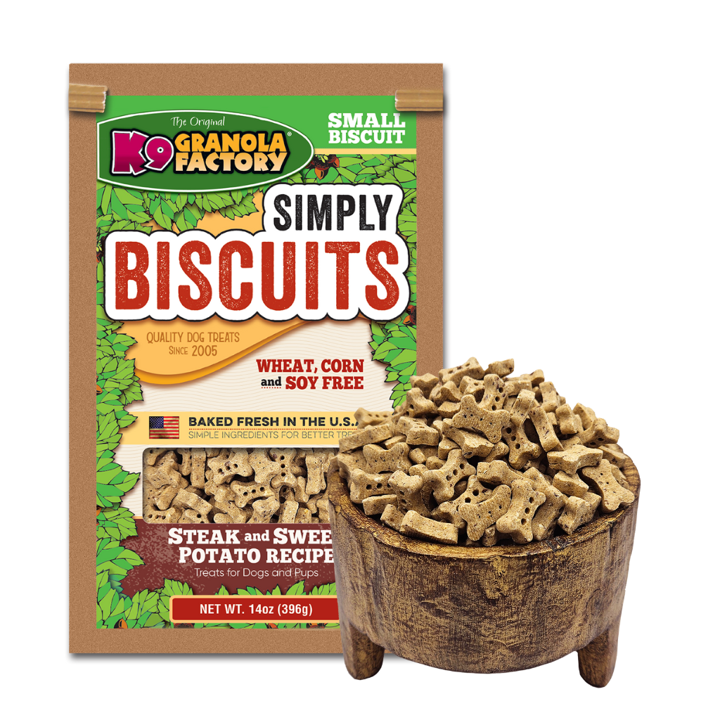 K9 Granola Factory Simply Biscuits Steak & Sweet Potato Small