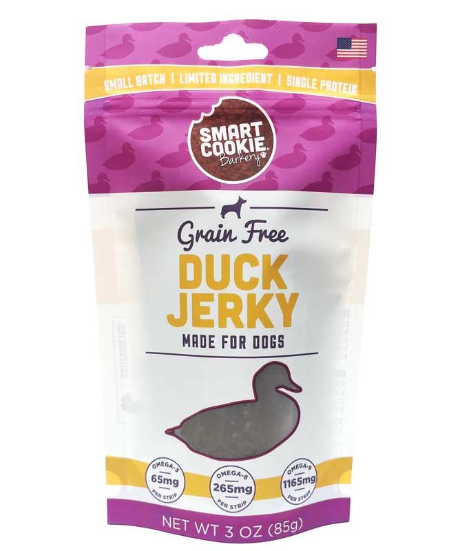 Smart Cookie Barkery Duck Jerky Dog Treats, 3oz