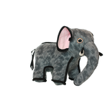 Tuffy Zoo Emery the Elephant Durable Plush Dog Toy