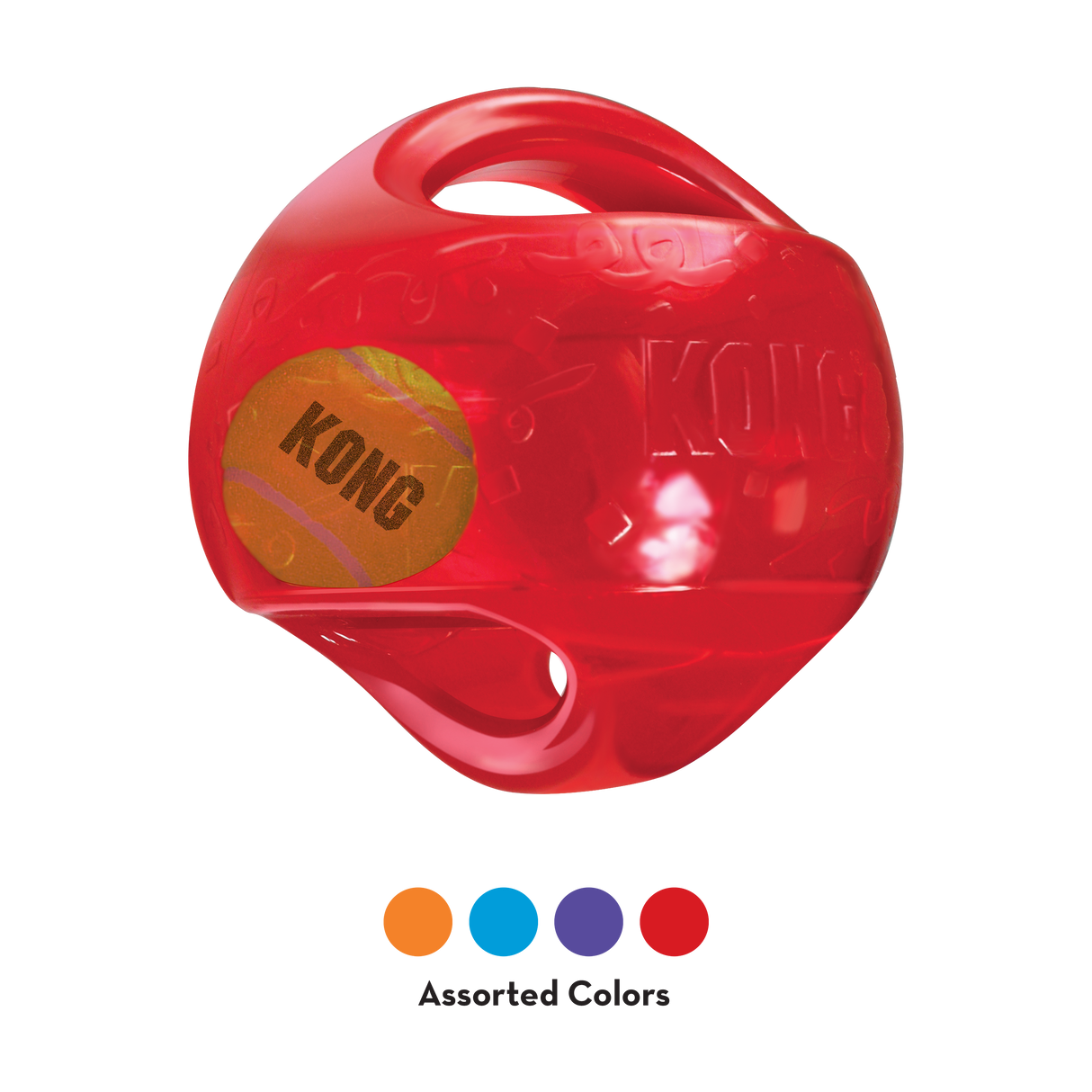 KONG Jumbler Ball Dog Toy, Assorted Colors