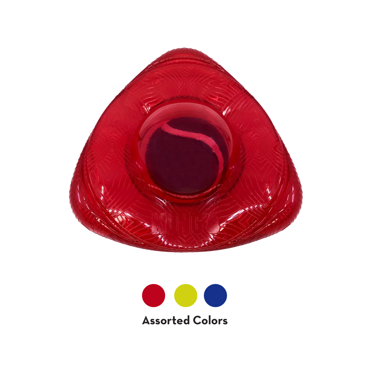 KONG Jumbler Flinger Interactive Dog Toy, Assorted Colors