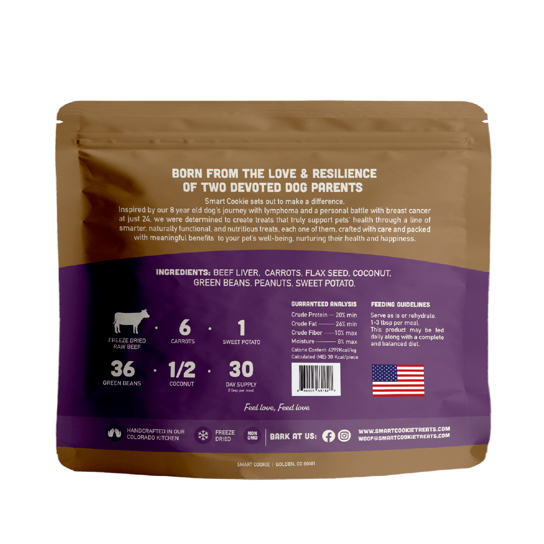 Smart Cookie Barkery Beef Dinner Food Topper For Dogs, 15oz