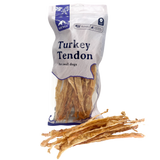 BarkNBig USA Turkey Chew Strip Tendon Dog Treat, 3oz