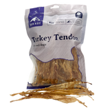 BarkNBig USA Turkey Chew Strip Tendon Dog Treat, 7oz