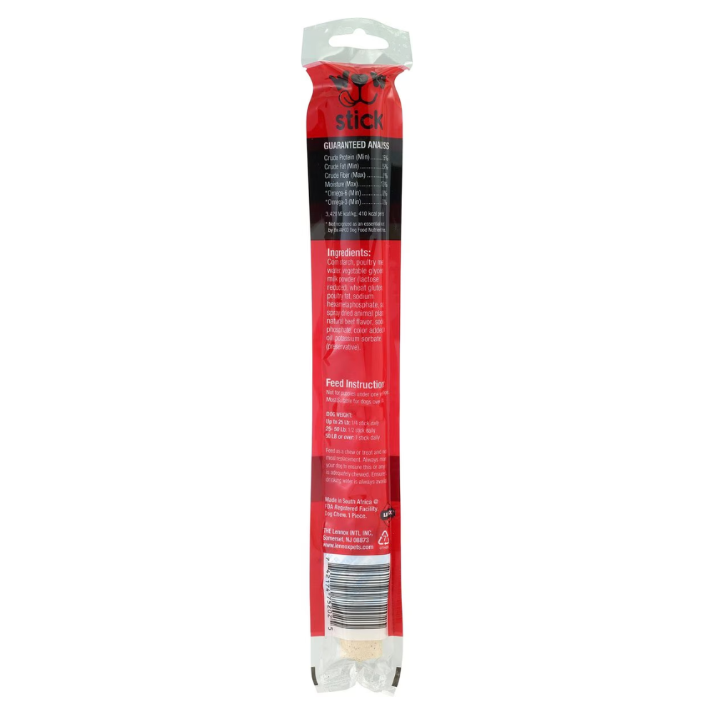 Lennox WOW Stick Beef Flavor Chew Stick for Dogs, XL
