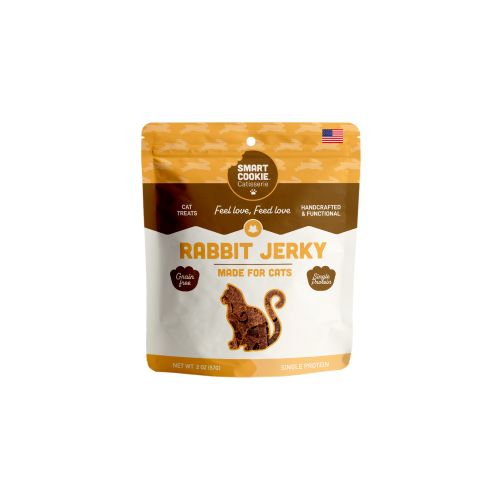 Smart Cookie Catisserie Rabbit Jerky Cat Treats, 2oz