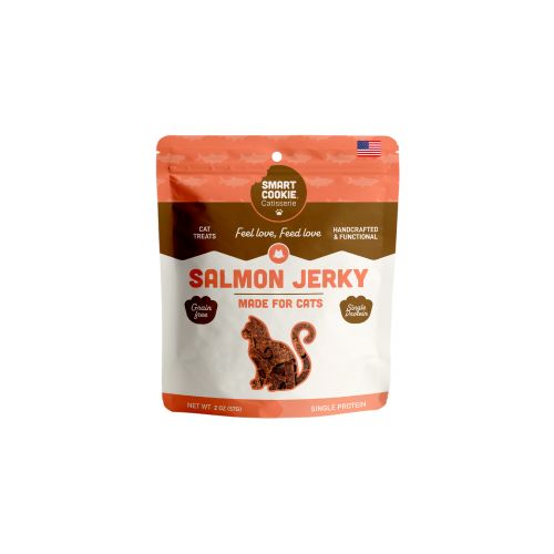 Smart Cookie Catisserie Salmon Jerky Cat Treats, 2oz