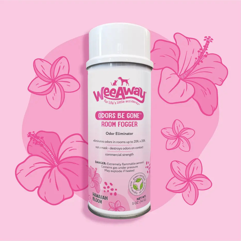 Wee Away Odors Be Gone Room Fogger Pet Odor Eliminator, Hawiian Bloom