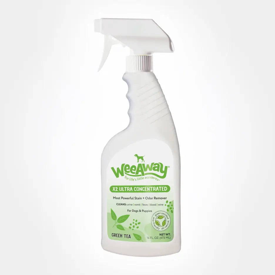 Wee Away X2 Ultra Concentrated Stain & Odor Remover For Dogs, Green Tea 16oz