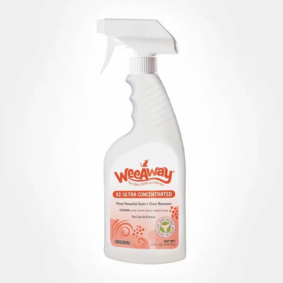 Wee Away X2 Ultra Concentrated Stain & Odor Remover For Cats & Kittens, Original 16oz - 40% OFF Doorbuster Deal - code: JDB24