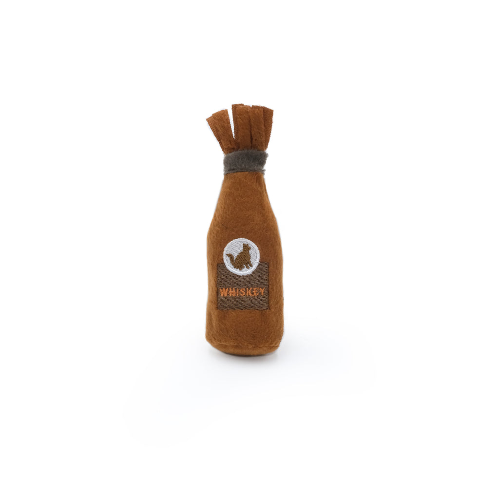 ZippyClaws Catnip Crusherz Plush Cat Toy, Whiskey