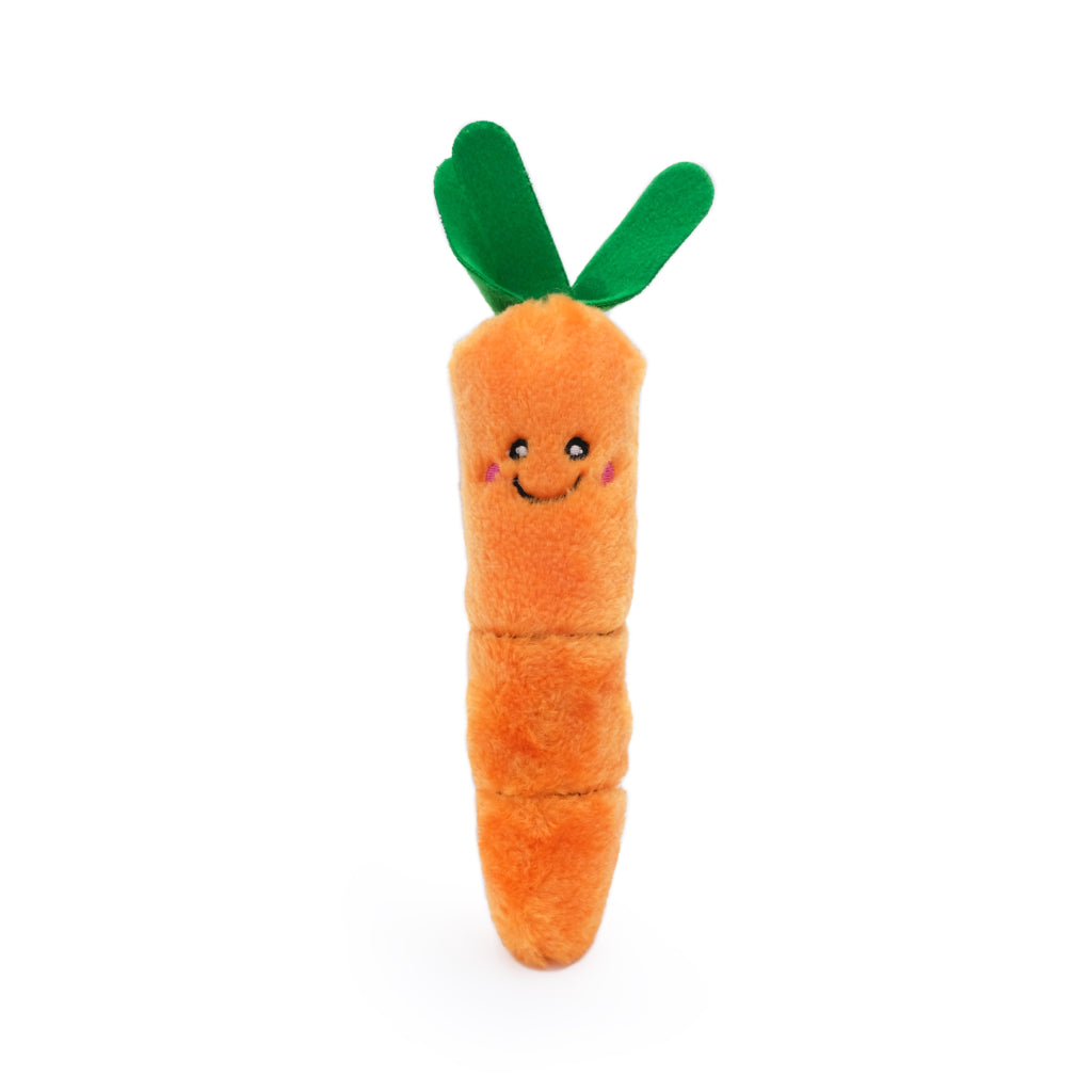 ZippyClaws Catnip Kickerz Plush Cat Toy, Carrot