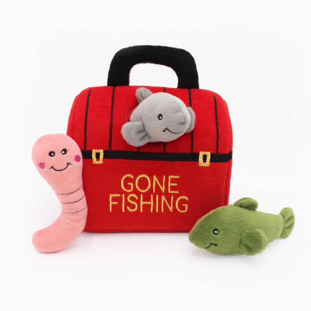 ZippyPaws Zippy Burrow™ Plush Dog Toy, Tackle Box