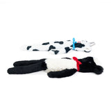 Zippy Paws Fluffy Peltz Plush Dog Toys, Sheep & Cow