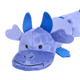 Zippy Paws Zippy Dragonz Plush Dog Toy, Blue Deluxe