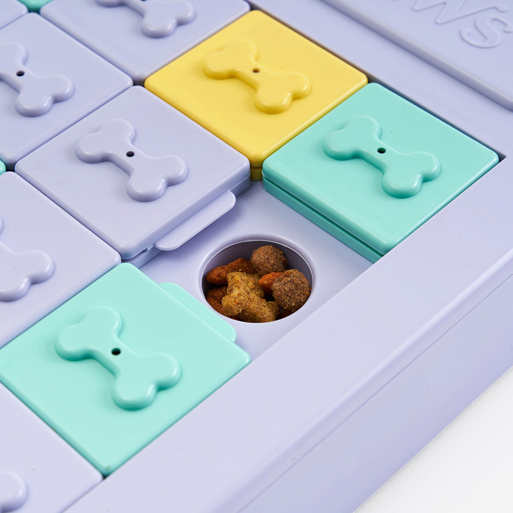 ZippyPaws SmartyPaws Puzzler Feeder Bowl For Dogs, Panel Slider