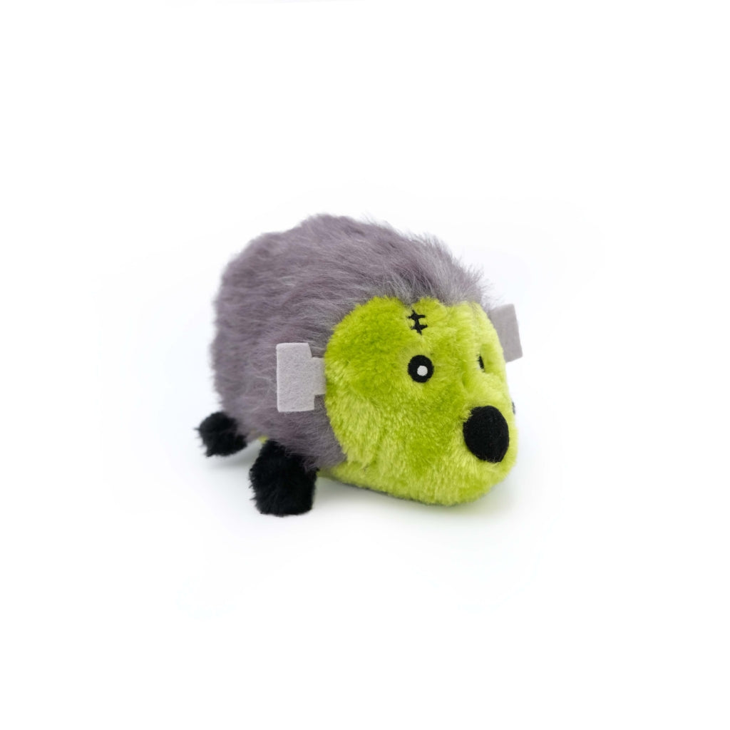 Zippy Paws Halloween 2025 Hedgehog Plush Dog Toy, Large Frankenstein's Monster