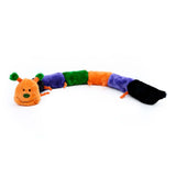 Zippy Paws Halloween 2025 Caterpillar Plush Dog Toy, Deluxe
