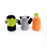 Zippy Paws Halloween 2025 Squeakie Buddies Plush Dog Toy, 3pk