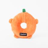 Zippy Paws Halloween 2025 Donut Buddies Plush Dog Toy, Pumpkin
