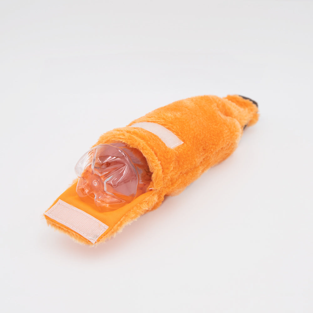Zippy Paws Halloween 2025 Happy Hour Crusherz Plush DogToy, Pumpkin Ale