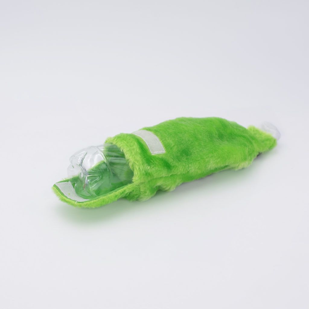 ZippyPaws St Patrick's Day 2026 Happy Hour Crusherz Plush Dog Toy, Green Beer