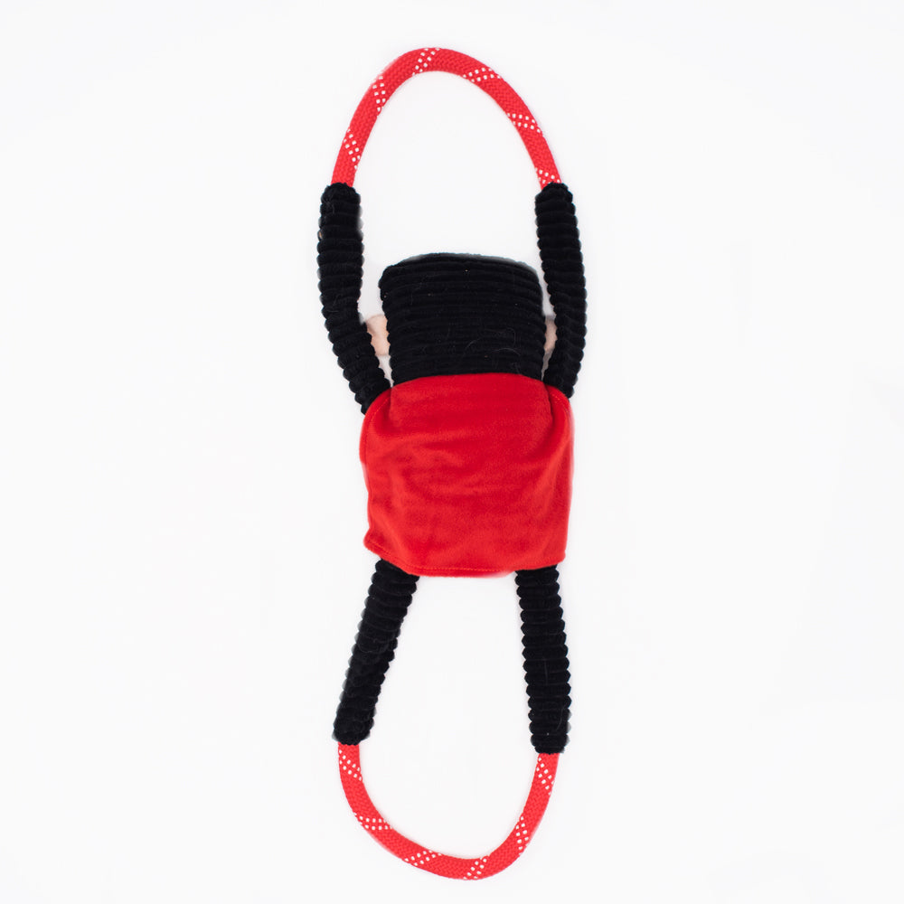 Zippy Paws Halloween 2025 RopeTugz Plush Dog Toy, Dracula