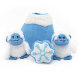 Zippy Paws Holiday 2025 Burrow Yeti Mountain Plush Dog Toy