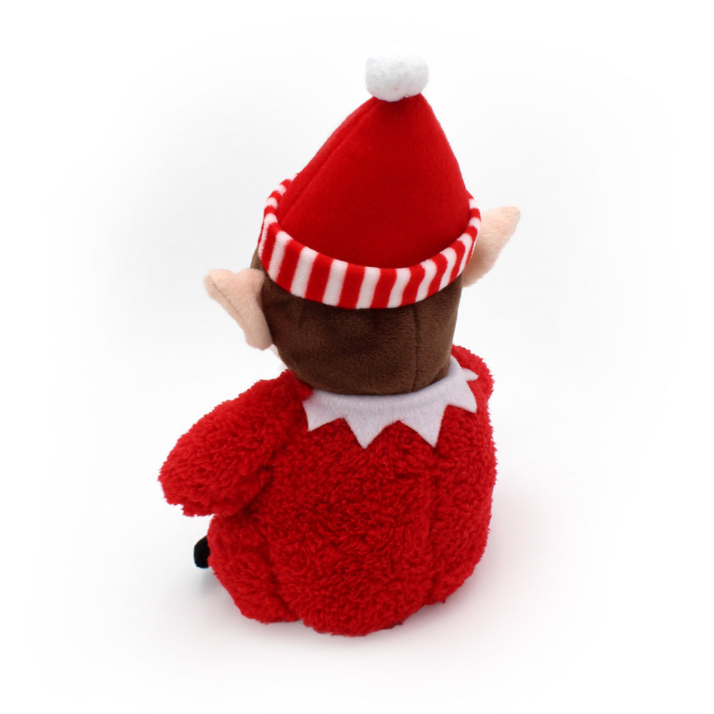 Zippy Paws Holiday 2025 Cheeky Chumz Red Elf Plush Dog Toy