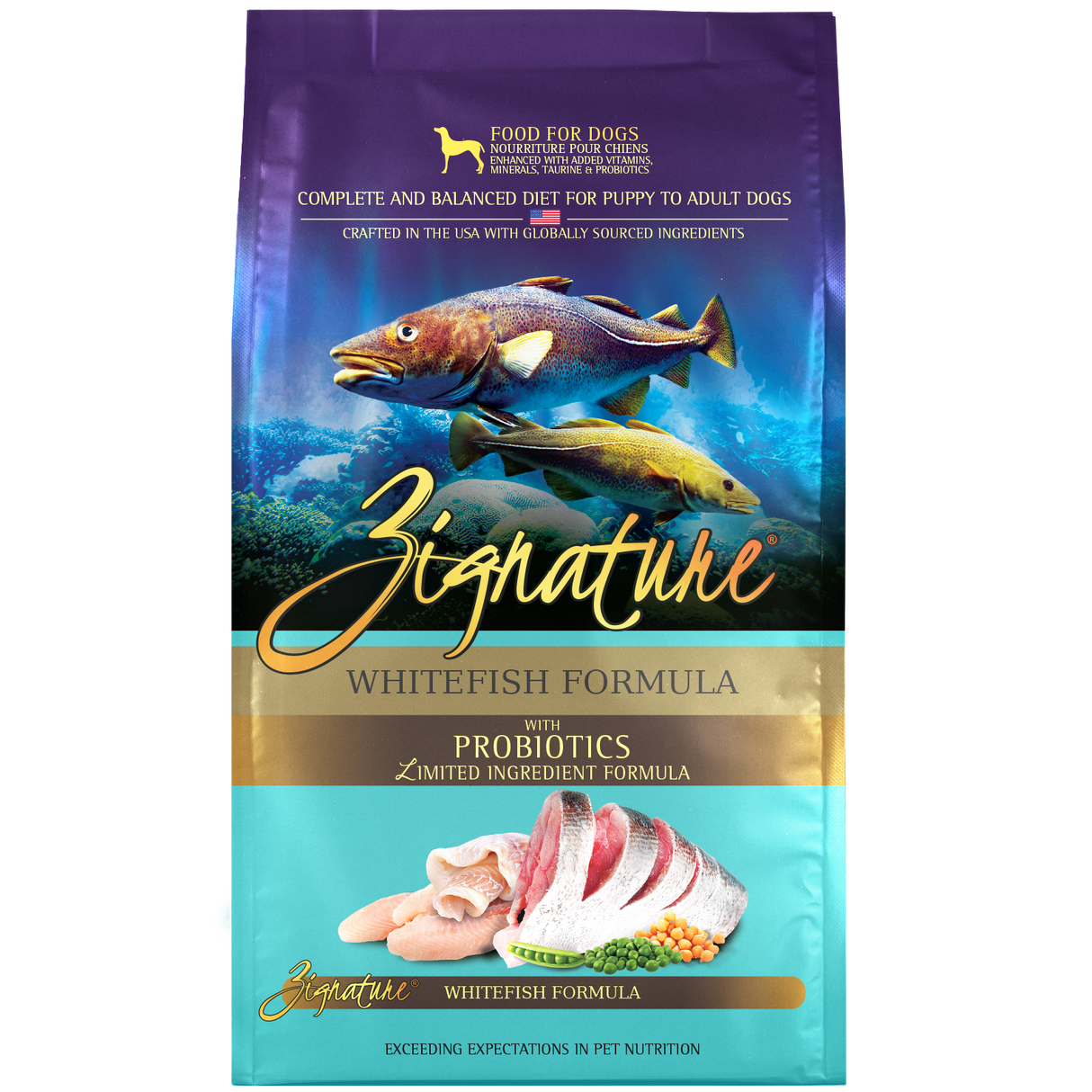 Zignature Limited Ingredient Whitefish Formula Dog Food