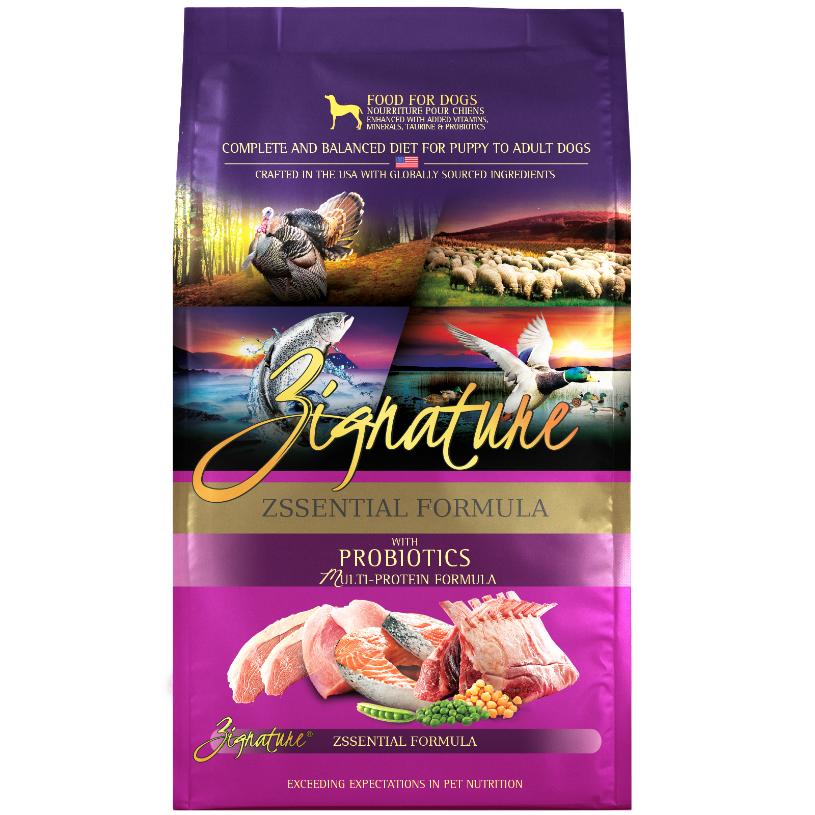 Zignature Zssentials Multi-Protein Formula Dry Dog Food