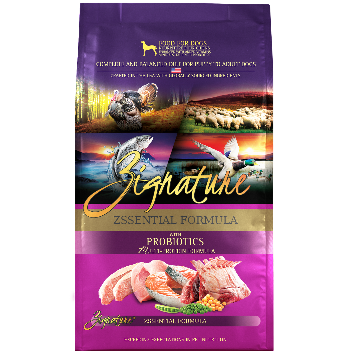 Zignature Zssentials Multi-Protein Formula Dry Dog Food