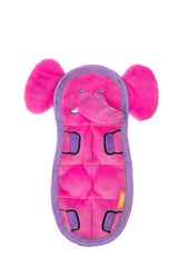 Growl Zoo Matz Plush Dog Toy, Pink Elephant