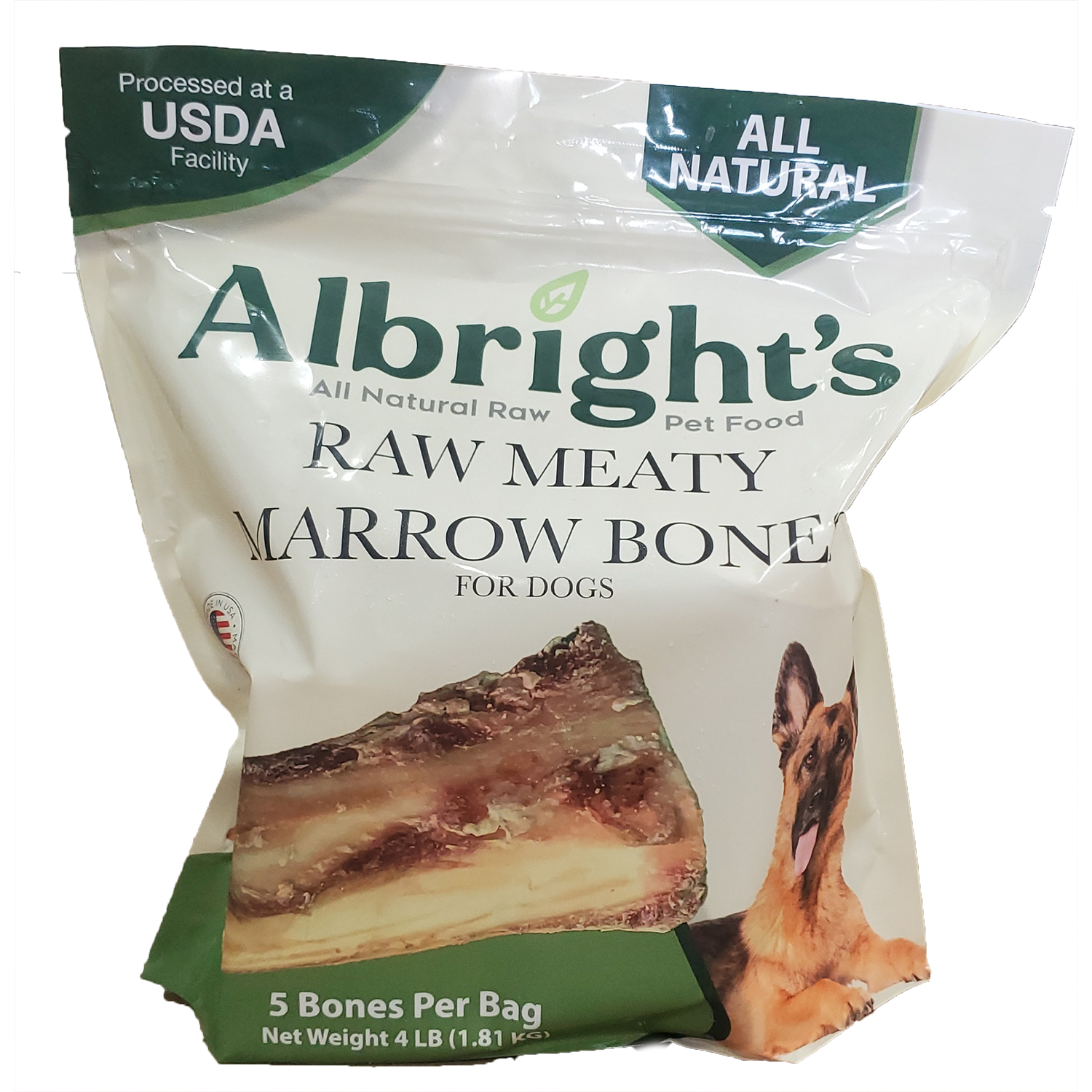 Albrights Raw Beef Bones For Dogs