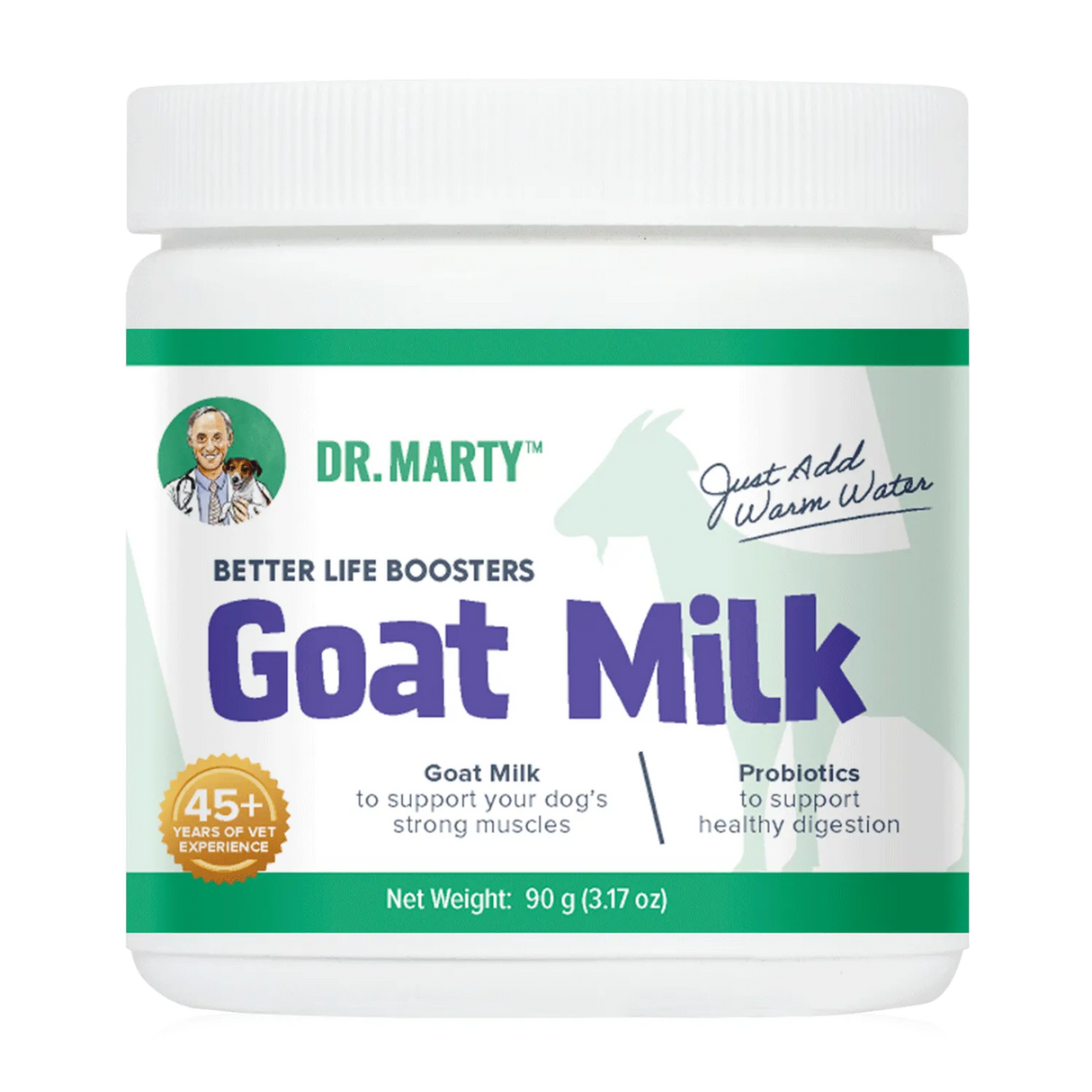 Dr Marty Better Life Boosters Goat Milk Supplement For Dogs, 3.17oz