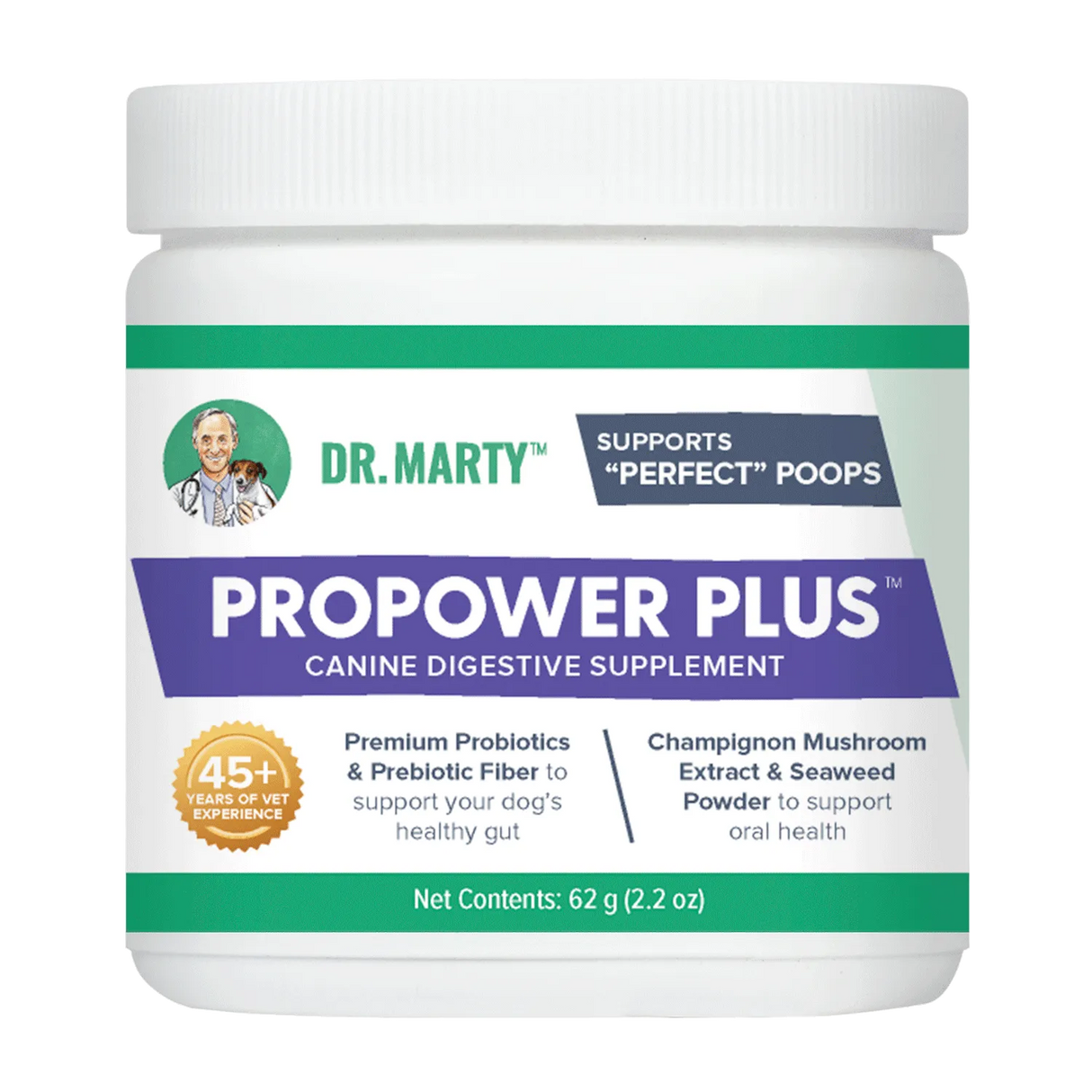Dr Marty Better Life Boosters ProPowers Plus Digestive Supplement For Dogs, 2.2oz