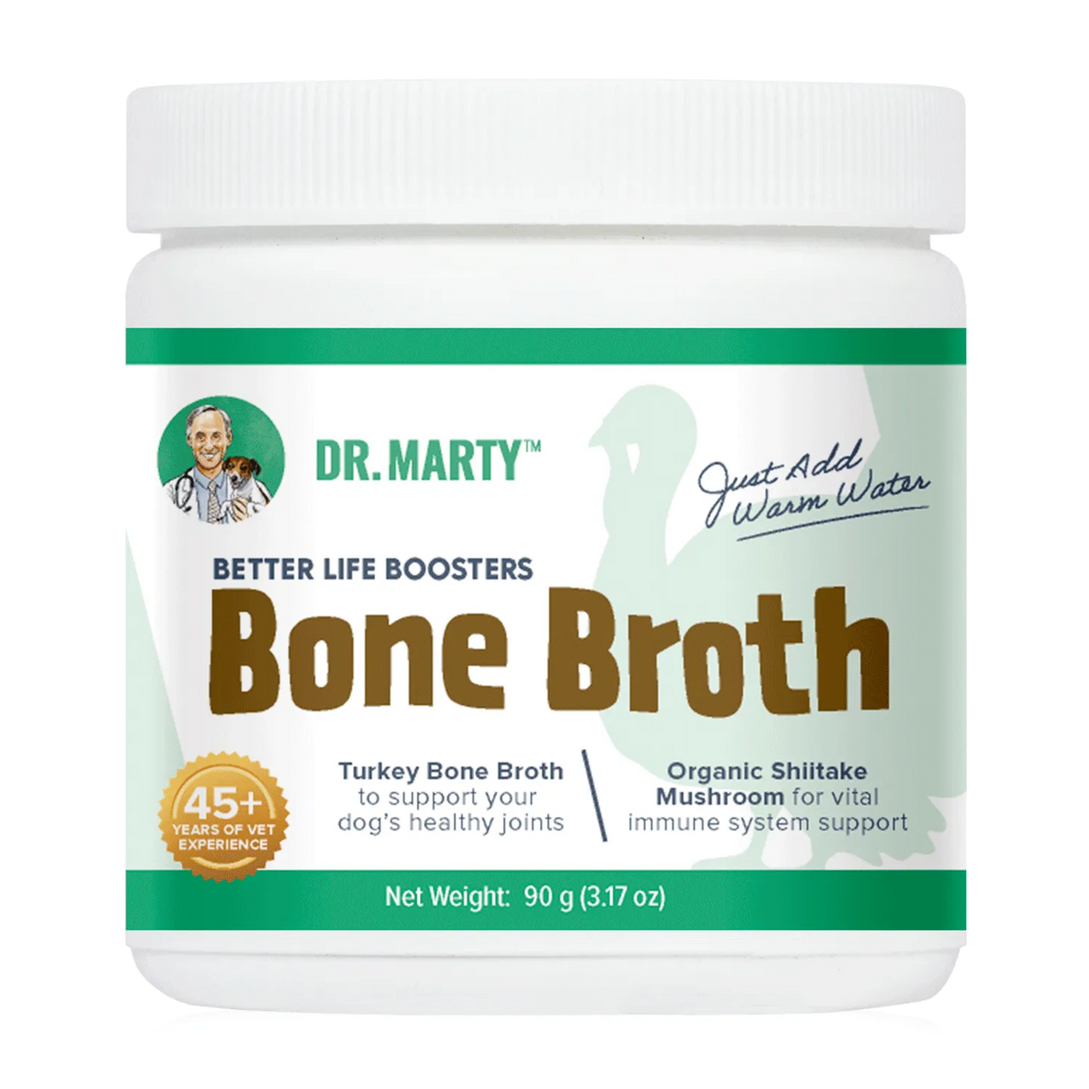 Dr Marty Better Life Boosters Bone Broth Supplement For Dogs, 3.17oz