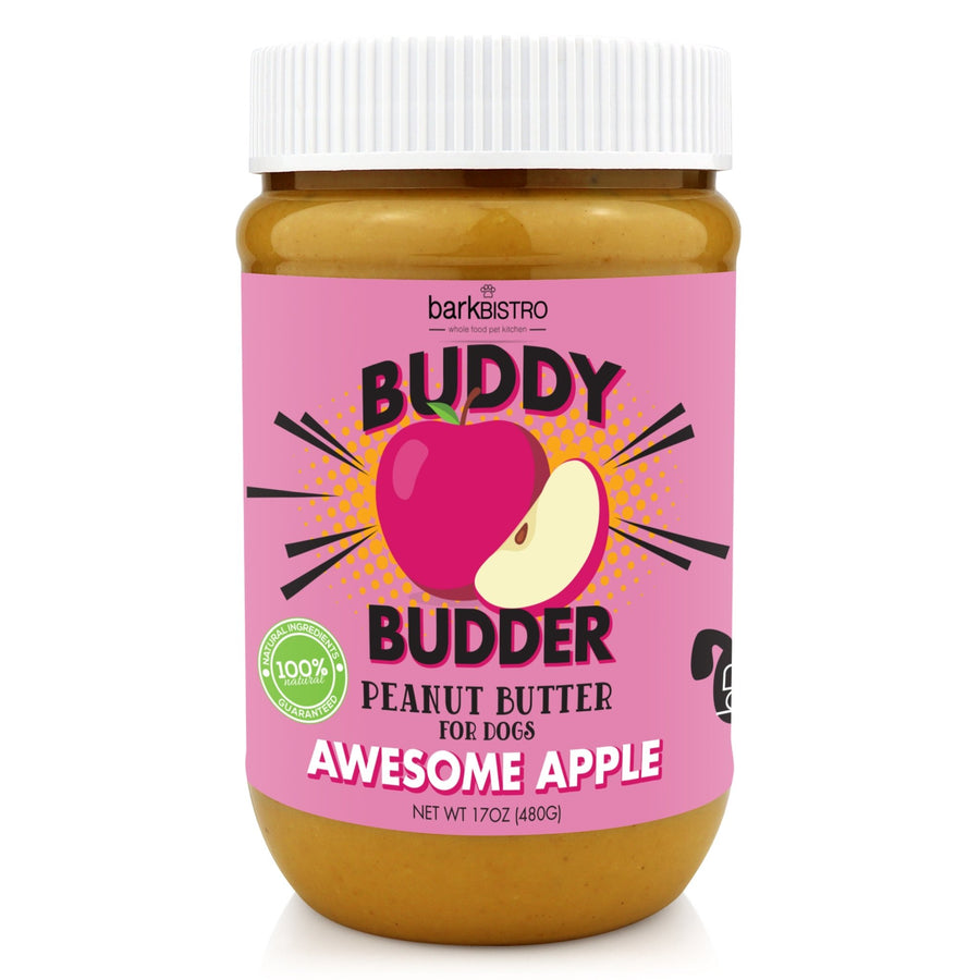 Bark Bistro Buddy Butter Peanut Butter Treat for Dogs, Awesome Apple