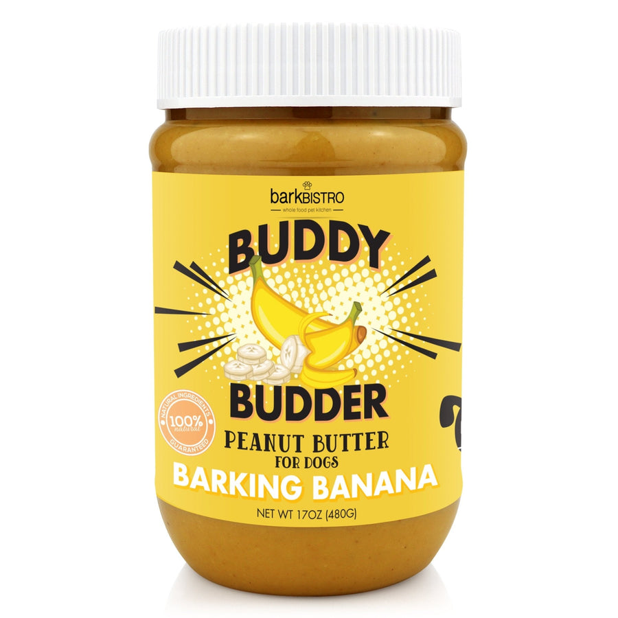 Bark Bistro Buddy Butter Peanut Butter Treat for Dogs, Barkin Banana