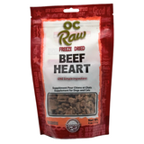 OC Raw Beef Hearts Freeze Dried Dog & Cat Treats, 4oz