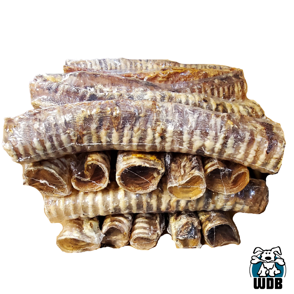 Premium Natural Beef Trachea Dog Chew, 12in/25ct Value Size