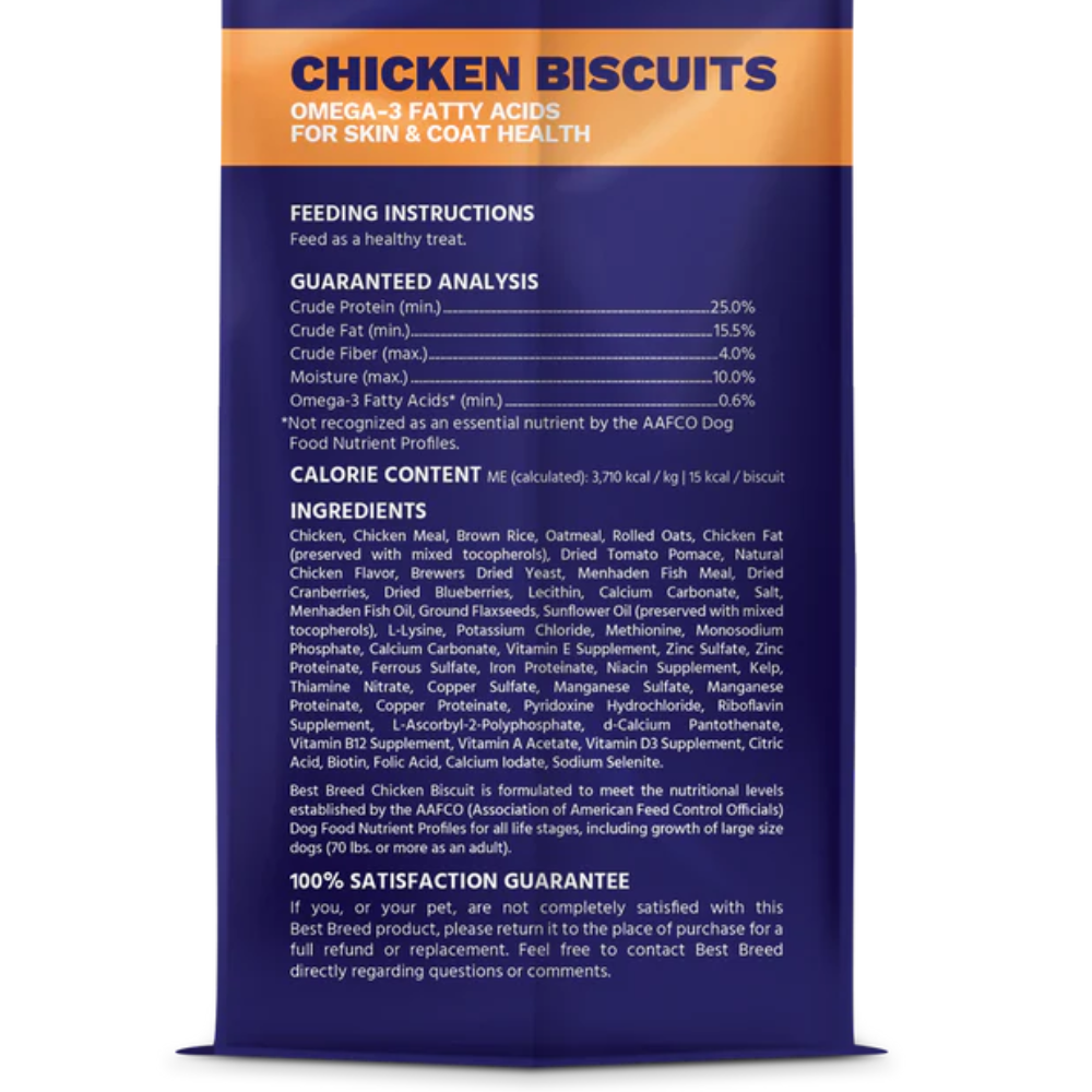 Dr Gary's Best Breed Chicken Recipe Biscuits For Dogs