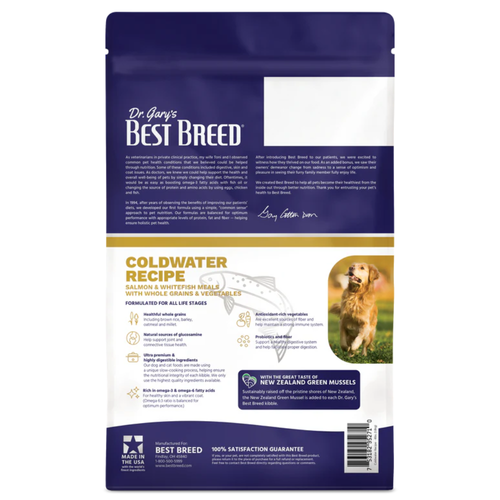 Dr Gary's Best Breed Coldwater Recipe Dry Dog Food