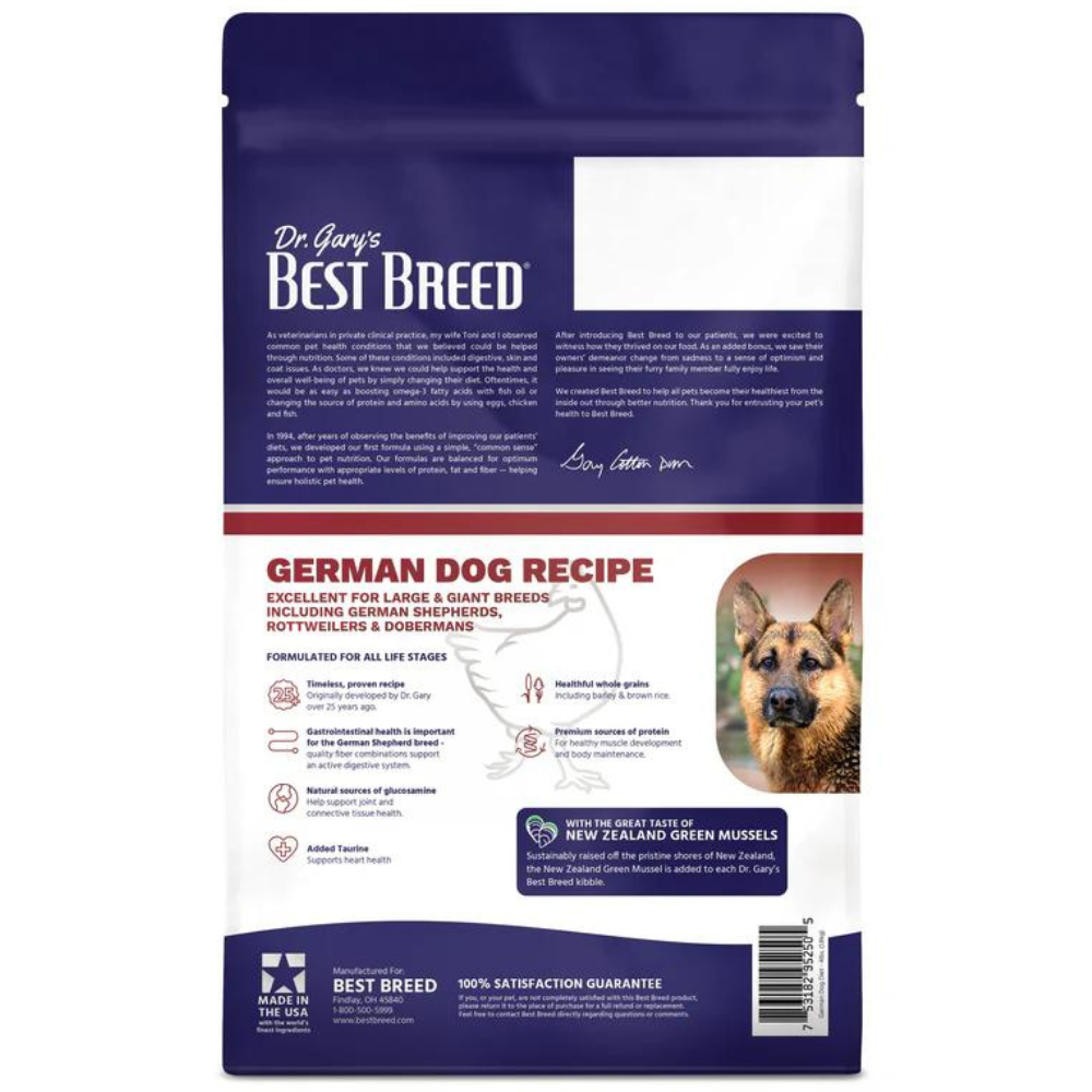 Dr Gary's Best Breed German Dog Recipe Dry Dog Food