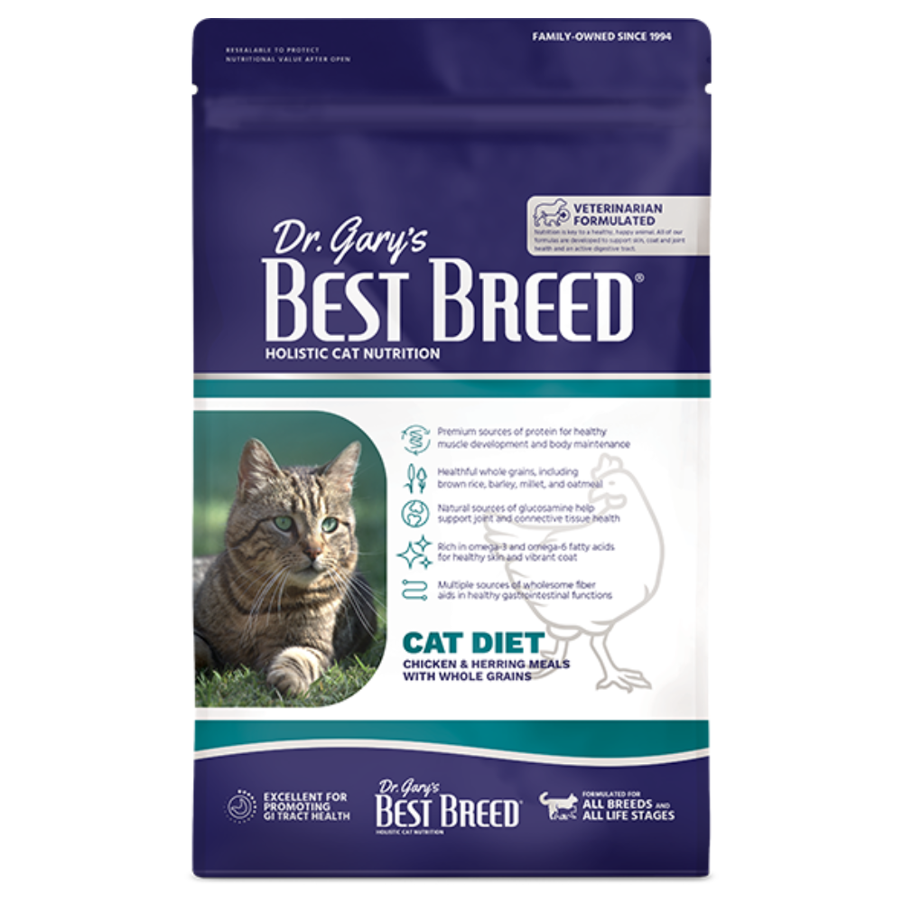 Dr Gary's Best Breed Chicken & Herring Recipe Dry Cat Food