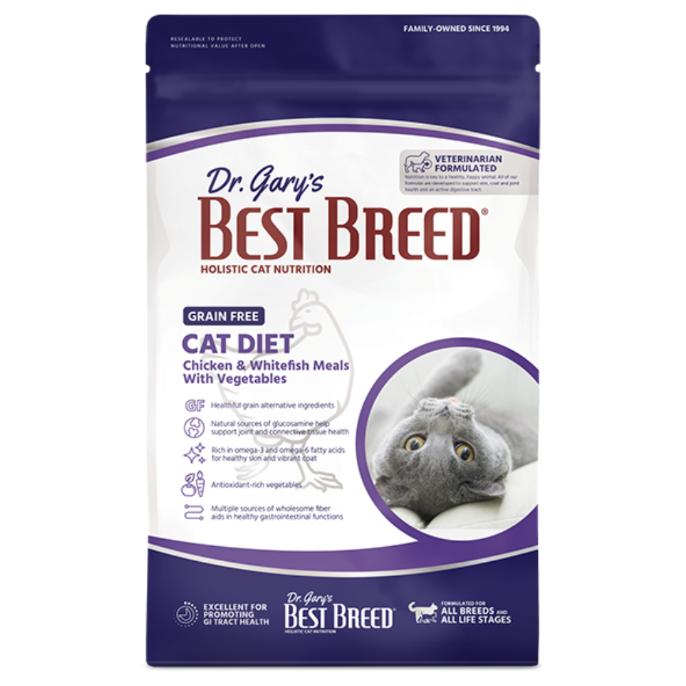 Dr Gary's Best Breed Grain Free Chicken & Whitefish Recipe Dry Cat Food