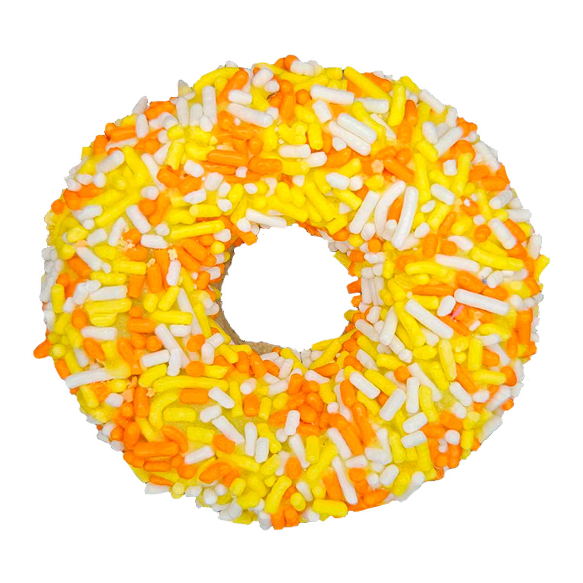 K9 Granola Factory Donut Shop Gourmet Donut For Dogs, Candy Corn