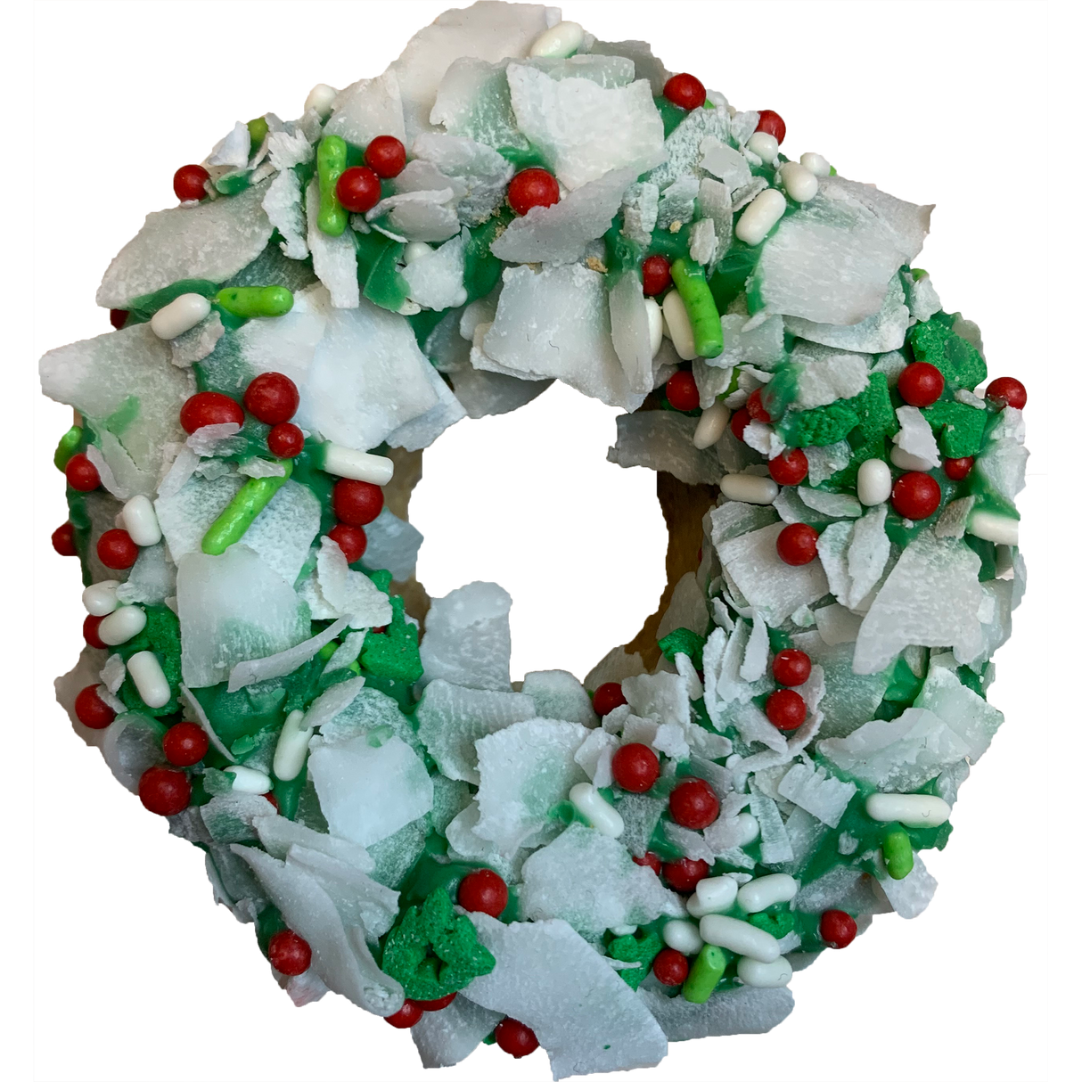 K9 Granola Factory Donut Shop Gourmet Donut For Dogs, Holly Jolly