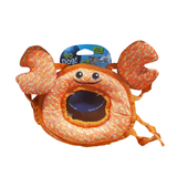 goDog Tough Guard Durable Squeaky Plush Dog Toy, Curtis Crab