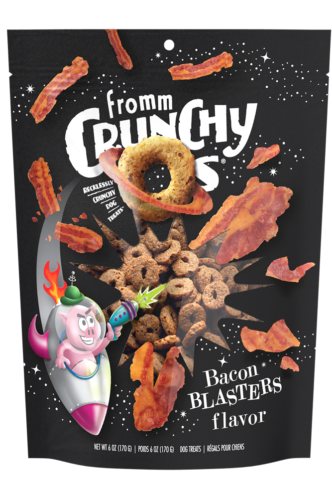 Fromm Crunchy Os Bacon Blasters Flavor Dog Treats